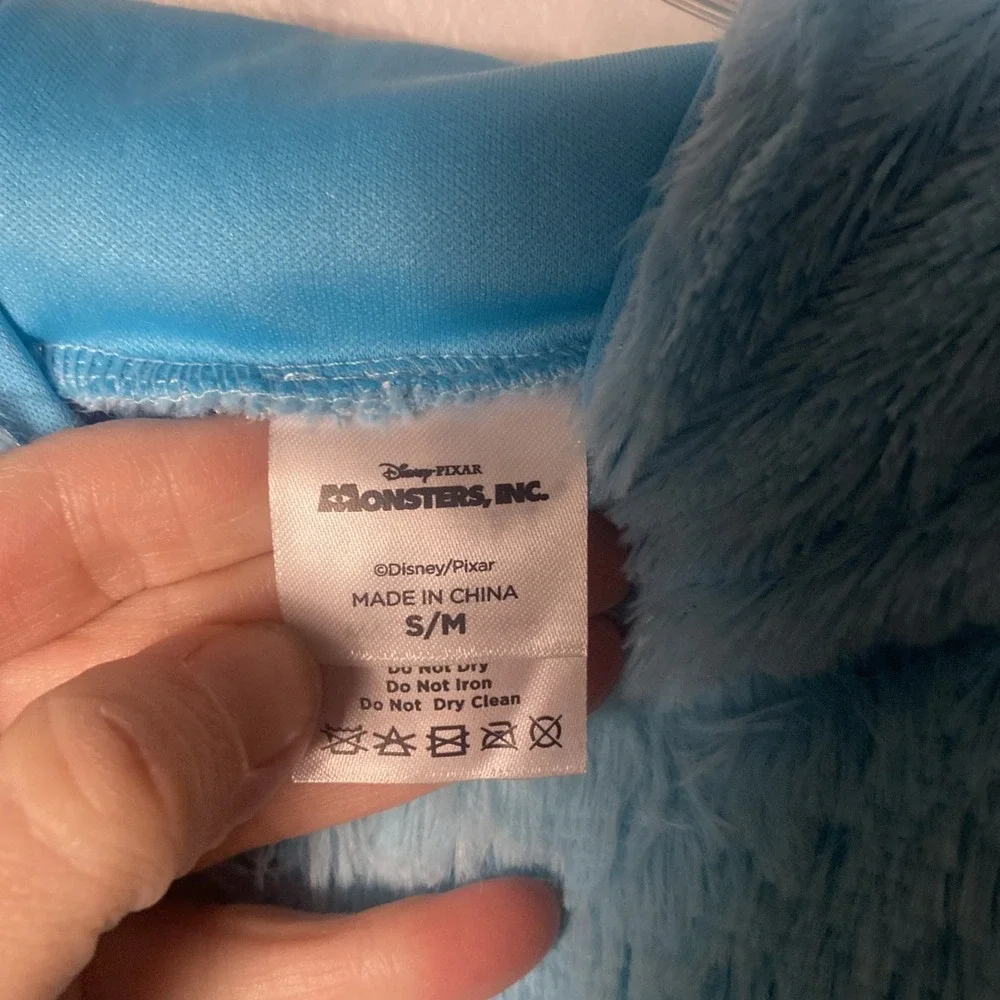 Adult Hooded Disney Monsters Inc Sulley Costume Size Small Spirit Halloween
